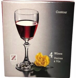 Sea Isle Collection Germany 4 Crystal Wine Glasses